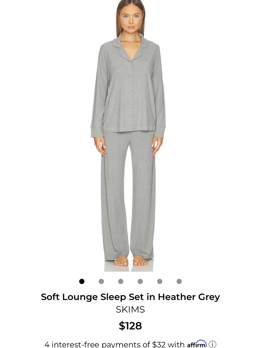 SKIMS Soft Lounge Sleep Set - Grey